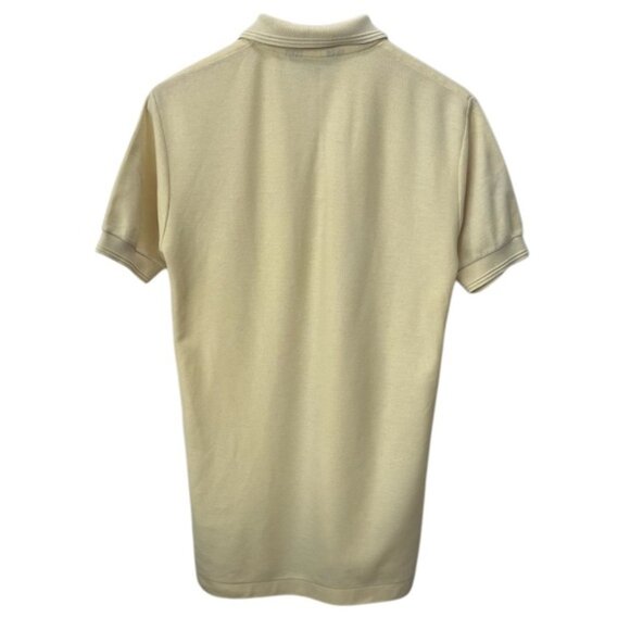 Vintage ves aint aurent portswear ellow 00 otton olo hirt - Picture 4 of 11